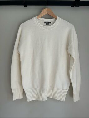 100% Cotton Crewneck Long Sleeve Sweater